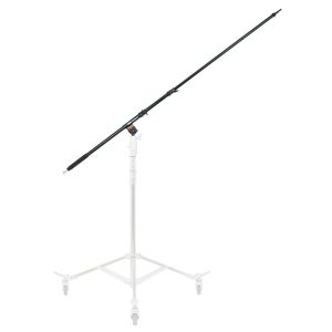 Avenger D600CB Mini Boom Arm aus schwarz verchromtem Stahl mit 211 cm Auszugslänge.
