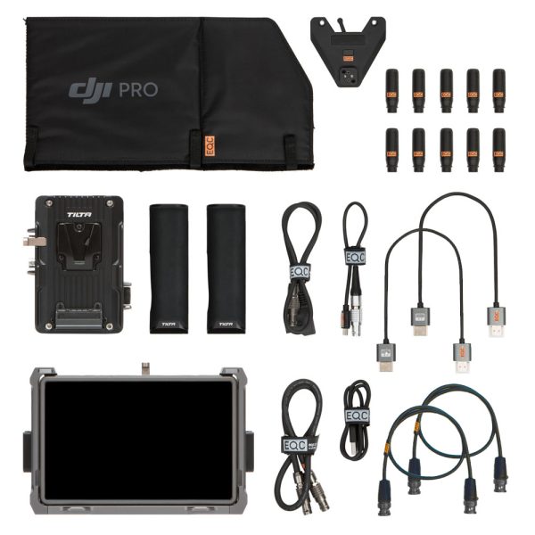 DJI Transmission Combo Videofunk mit 7-Zoll-Touchscreen-Monitor und bis zu 6 km Reichweite.