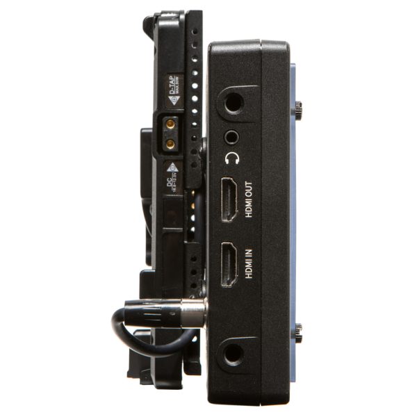 TVLogic F-7H MKII On-Camera-Monitor mit 7-Zoll-IPS-Display, 3600 cd/m² Helligkeit und belegbaren Touch-Tasten.