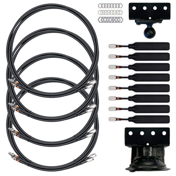 DJI Transmission High-Gain Antennenset mit 8 Antennen, steigert die Signalstärke um bis zu 40 %.