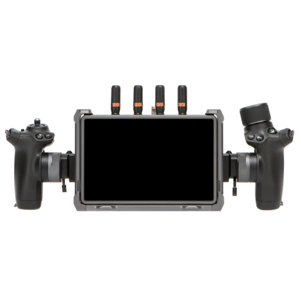 DJI Ronin 4D Hand Grips Combo, rechter und linker Handgriff mit elektromagnetisch gedämpftem Fokusrad.