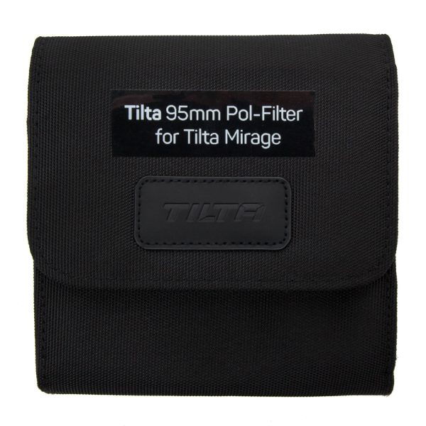 Tilta 95mm Polarizer-Filter für die Mirage Matte Box mit drehbarer Fassung und EQC-Kennzeichnung.