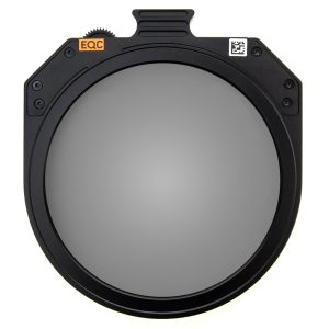 Tilta 95mm Polarizer-Filter für die Mirage Matte Box mit drehbarer Fassung und EQC-Kennzeichnung.