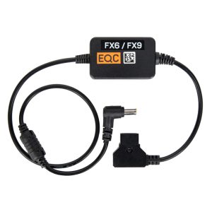 D-Tap auf DC-Hohlstecker Netzkabel für Sony FX6 und FX9, 0,6 m mit gewinkeltem D-Tap-Stecker.