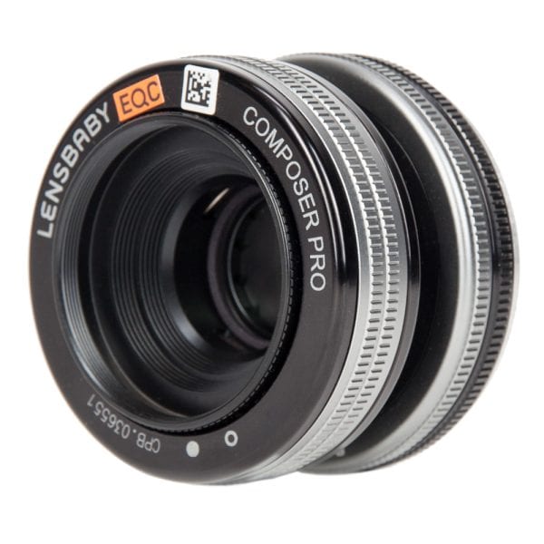 Lensbaby EF Composer PRO II Double Glass II Objektiv mit Tilt-Funktion und Blendenbereich f/2.5 bis f/22.
