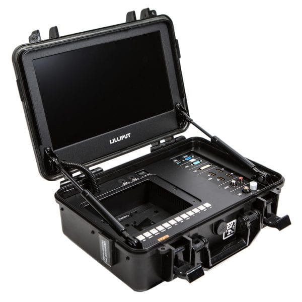 Lilliput BM120-4KS Flightcase-Monitor mit 3840 x 2160 Auflösung und bis zu 4K60 Bildwiedergabe.