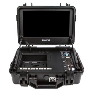 Lilliput BM120-4KS Flightcase-Monitor mit 3840 x 2160 Auflösung und bis zu 4K60 Bildwiedergabe.