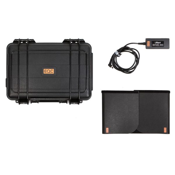 Lilliput BM120-4KS Flightcase-Monitor mit 3840 x 2160 Auflösung und bis zu 4K60 Bildwiedergabe.