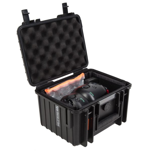 Syrp Genie II Set im wasserfesten Transportkoffer mit Schaumstoff-Einlage verstaut.