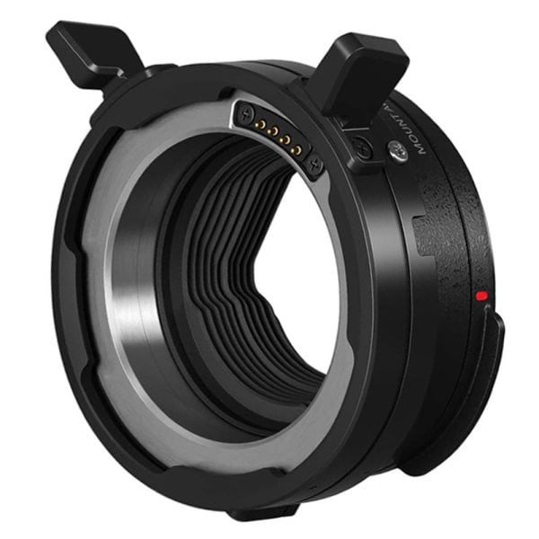 Canon RF > PL Adapter, ein Objektivadapter für die EOS C400 mit voller elektronischer Kompatibilität zu PL-Optiken.