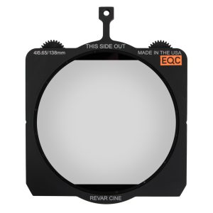 Revar Cine RotaPol 4x5,6-Zoll-Filterrahmen mit drehbarem Schneider-True-Pol-Zirkularpolfilter.