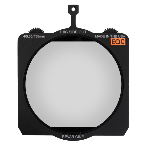Revar Cine RotaPol 4x5,6-Zoll-Filterrahmen mit drehbarem Schneider-True-Pol-Zirkularpolfilter.