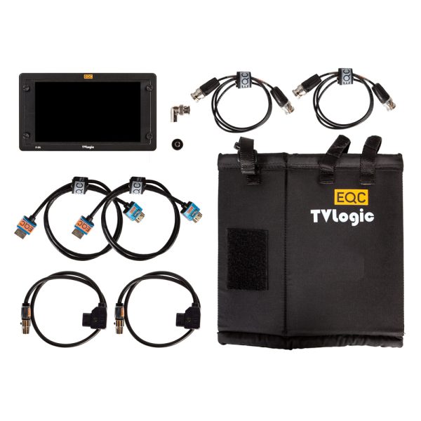 TVLogic F-5A On-Camera-Monitor mit 5,5-Zoll-IPS-Display, Full-HD-Auflösung und 3G-SDI- sowie HDMI-Anschlüssen.