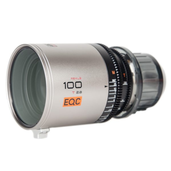 Blazar Remus 100mm T2.8 Anamorphotisches Cine-Objektiv mit ARRI-PL-Anschluss und Fokusskala.