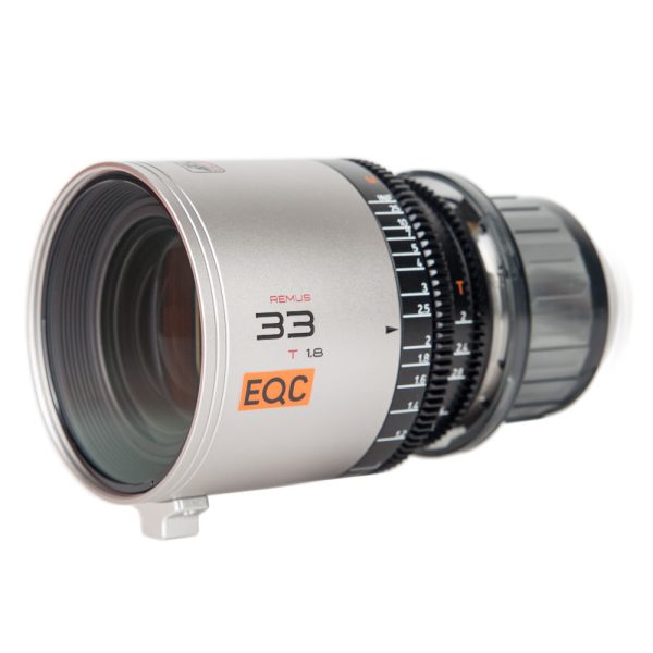 Blazar Remus 33mm T1.8 Anamorphotisches Cine-Objektiv mit ARRI-PL-Anschluss und Fokusskala.