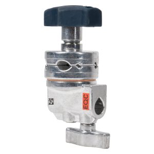 Avenger D200 Grip Head aus Aluminium mit 16-mm-Baby-Pin-Aufnahme und rutschfestem T-Knauf.