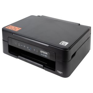 Epson XP-2205 Multifunktionsdrucker zum Drucken, Kopieren und Scannen, geschlossen schräg von vorne.