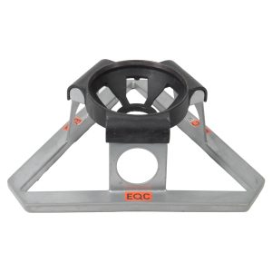 Jokl Boy High Hat Stativ mit dreieckigem Metallrahmen und 150-mm-Schale für bodennahe Kameraaufnahmen.