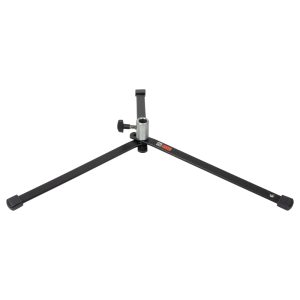 Manfrotto 003MF Mini Backlite Bodenstativ mit drei flachen Stahlbeinen und 5/8-Zoll-Buchse mit Feststellschraube.
