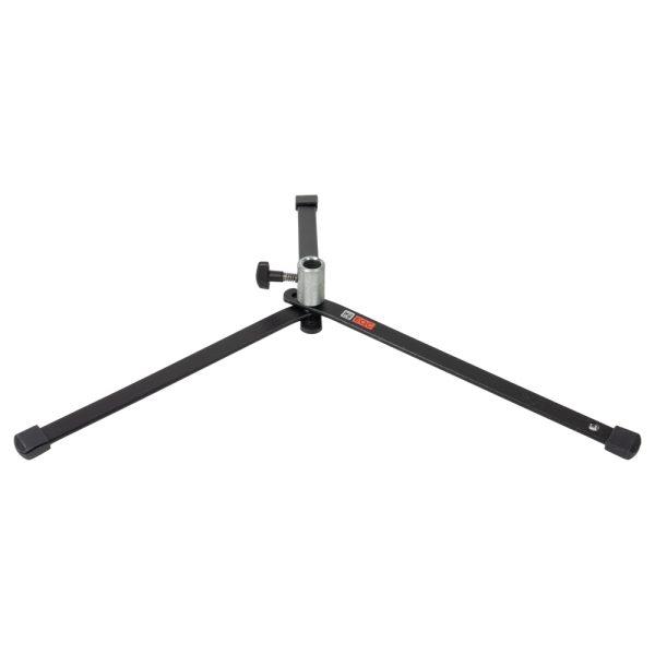 Manfrotto 003MF Mini Backlite Bodenstativ mit drei flachen Stahlbeinen und 5/8-Zoll-Buchse mit Feststellschraube.