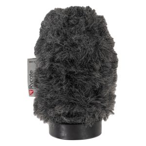 Rycote 10cm Classic Softie Windschutz aus dunkelgrauem Kunstfell für Mikrofone mit 19 bis 22 mm.