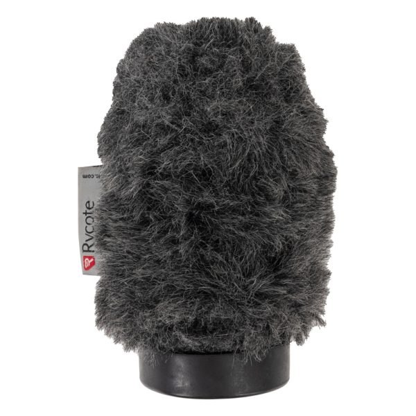 Rycote 10cm Classic Softie Windschutz aus dunkelgrauem Kunstfell für Mikrofone mit 19 bis 22 mm.