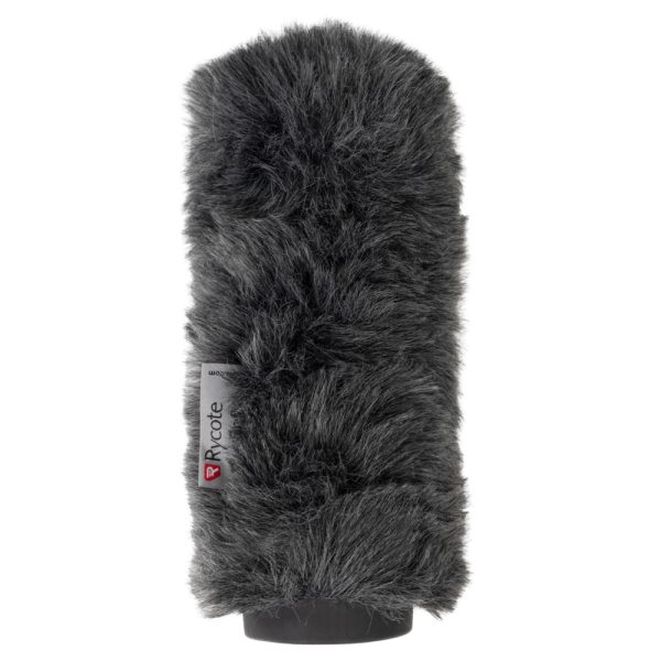 Rycote 18cm Classic-Softie Windschutz aus dunkelgrauem Kunstfell für Mikrofone mit 19 bis 22 mm.