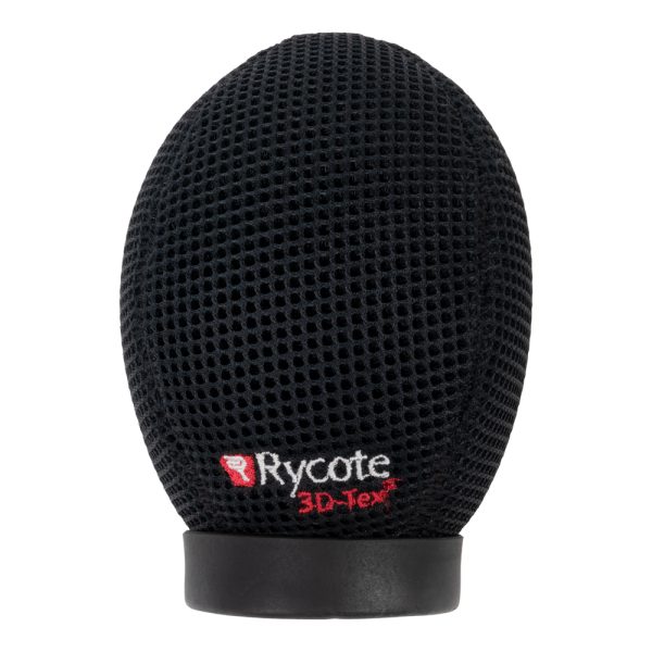 Rycote 5cm Super Softie 24/25 Windschutz aus schwarzem 3D-Tex-Gewebe für das Mikrofon Beyerdynamic MCE 72 PV.