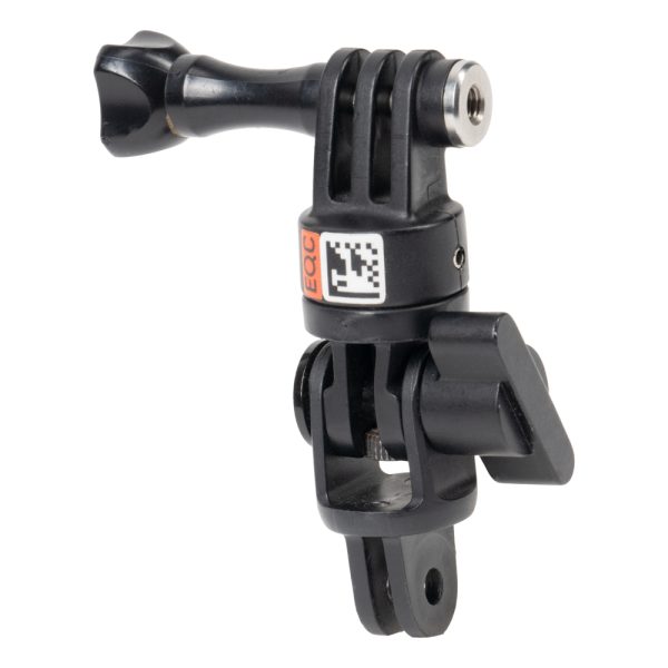 SP Gadgets Swivel Arm Mount für GoPro mit Drehgelenk, Feststellschrauben und 1/4-Zoll-Gewinde oben.