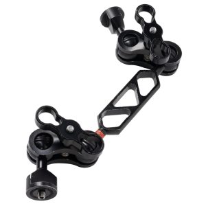 ULCS Friction Arm mit einem Segment, zwei Kugelklemmen mit Feststellknauf und 1/4-Zoll-Gewinde unten.